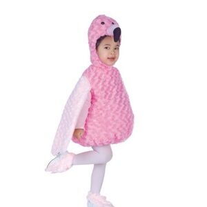 🦩 Flamingo Toddler Halloween Costume Size 3T-4T